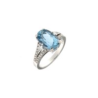 Anello Mirco Visconti Donna in Oro bianco Acquamarina 4.47 Ct MV179/ACO-14 - MV179/ACO-14
